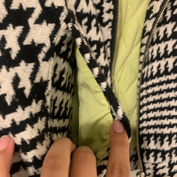 Houndstooth Bomber Jacket L - Picture 5 of 7